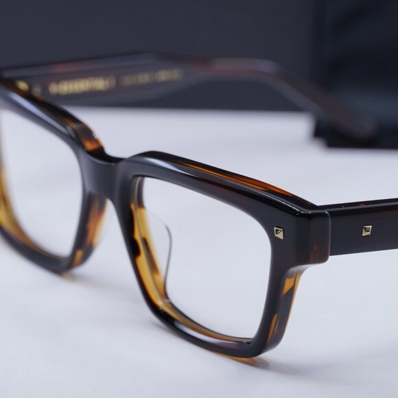 Valentino V-ESSENTIAL I VLX-121B Square Eyeglasses - Brown Swirl 51mm - Picture 2 of 10